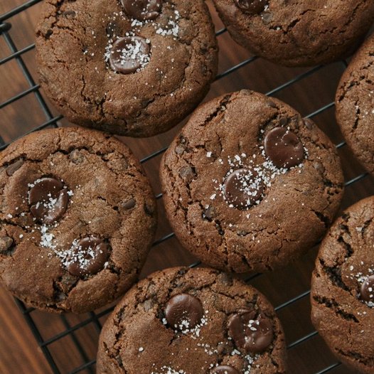 Chocolate Sea Salt Cookies