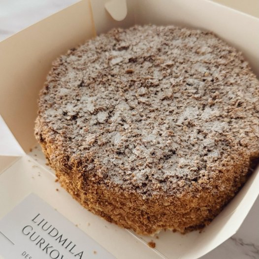 Caramel Napoleon Cake