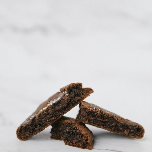 Crinkle Brownie Cookies