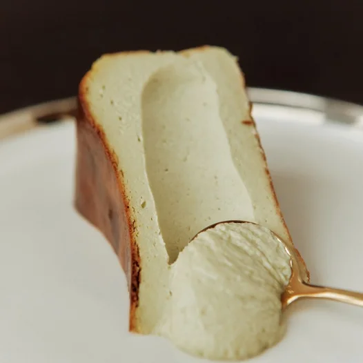 Pistachio Basque Cheesecake