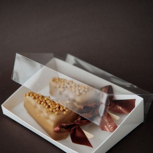 Pear Caramel Cheesecake Sticks