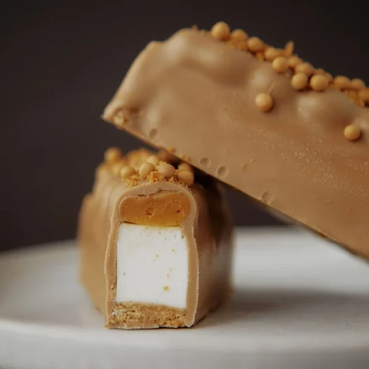 Pear Caramel Cheesecake Sticks