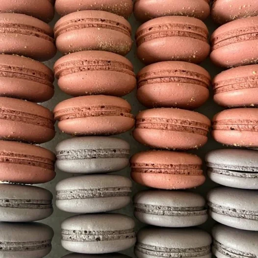 Recipe for Macaron Shells on French Meringue