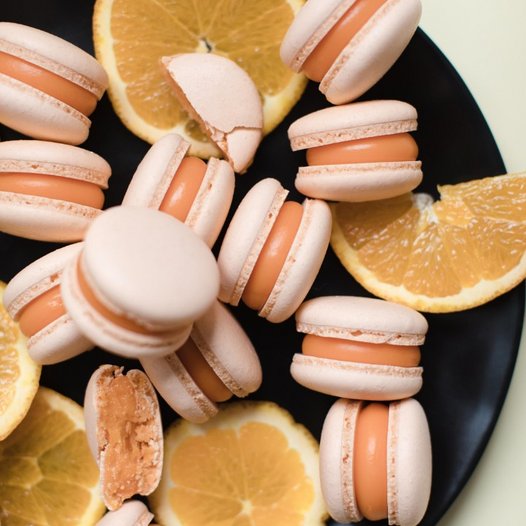 Orange Cheesecake With Salted Caramel